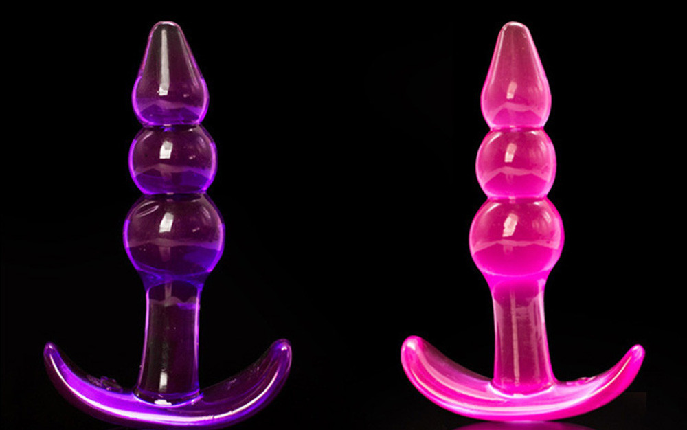 Anal Backyard toy Dildo NO vibrator butt plug silicone